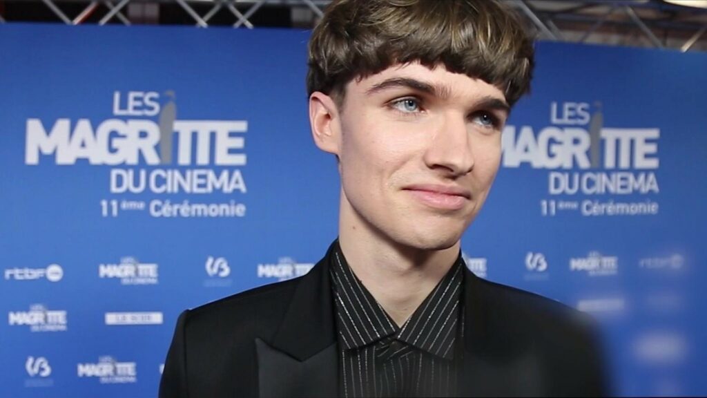 Pierre de Maere sur le tapis bleu de la 11e cérémonie des Magritte du Cinéma