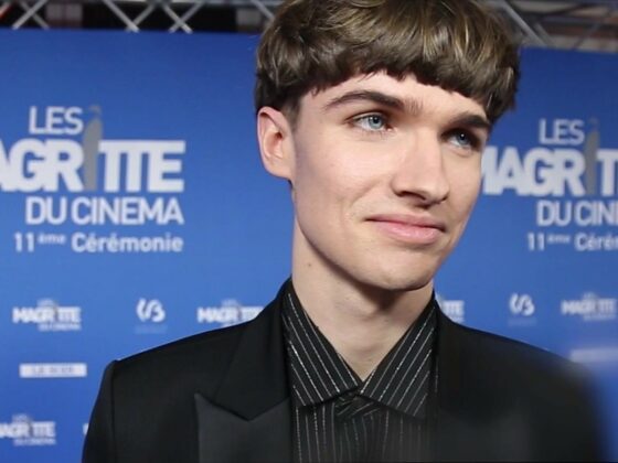 Pierre de Maere sur le tapis bleu de la 11e cérémonie des Magritte du Cinéma